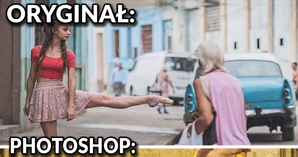 Oryginalne zdjęcia VS. Mistrz Photoshopa