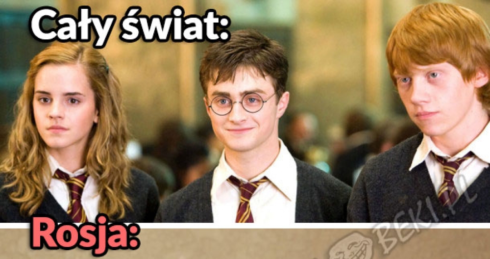 Rosyjski Harry, Ron i Hermiona :D