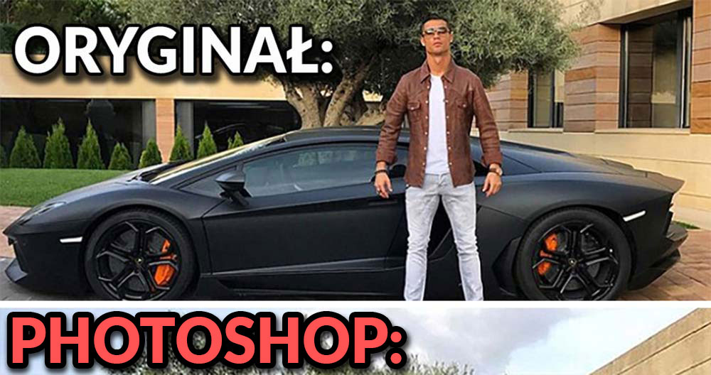 Cristiano Ronaldo i jego Lambo