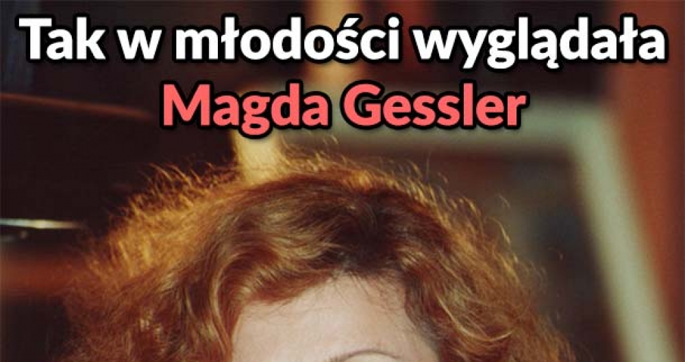 Magda Gessler w młodości