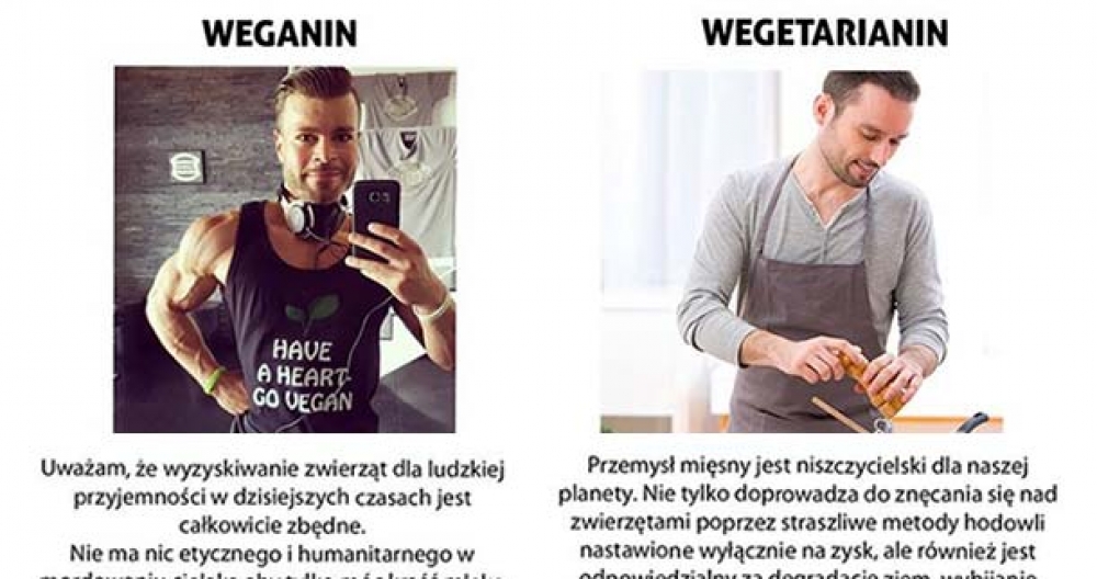 Weganin vs Wegetarianin vs Mięsiarnianin 