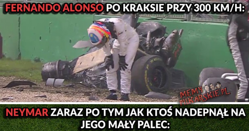 Fernando Alonso vs Neymar :D