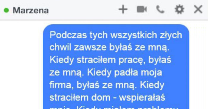 W tym przypadku szczęście nie ma