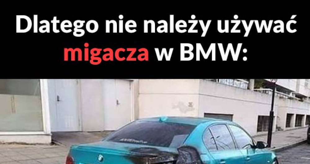 Migacze w BMW 