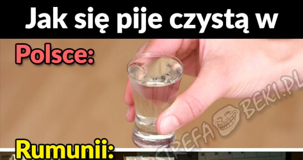 Jak się pije w Rumunii