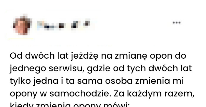 Powtarzająca się co rok historia z wymiany opon