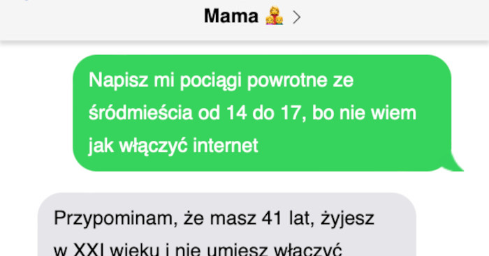 Mama udowodnia córce jak mało wie nawet z dostępem do internetu