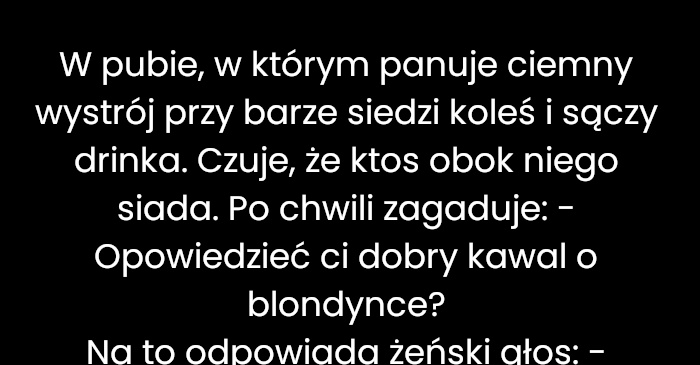 Brak cierpliwości przy opowiadaniu kawału