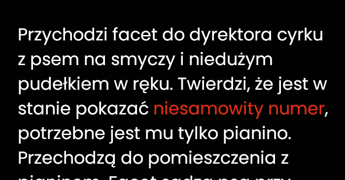 Kto tak naprawdę zrobił trick w cyrku