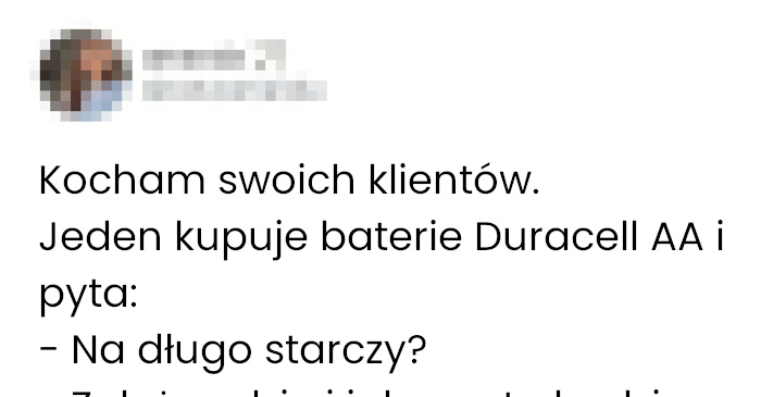 Ciężko zamyślony klient