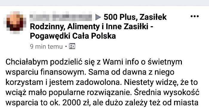 Pogawędki o zasiłkach