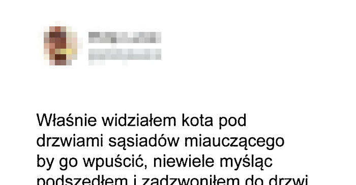 Przypadkiem udało się wkręcić sąsiadów