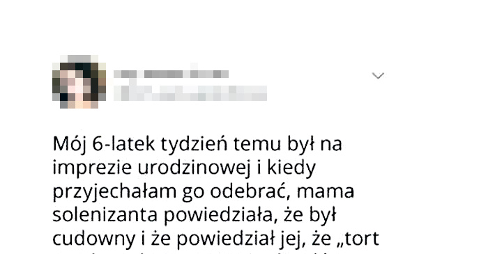 Byłam wtedy bardzo dumna z mojego 6latka