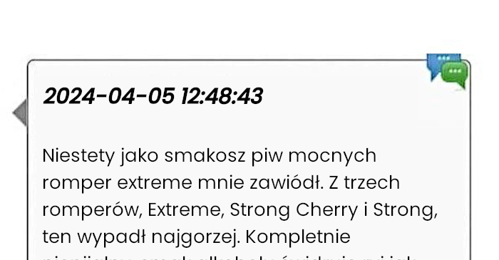 Wytrawna opinia smakosza