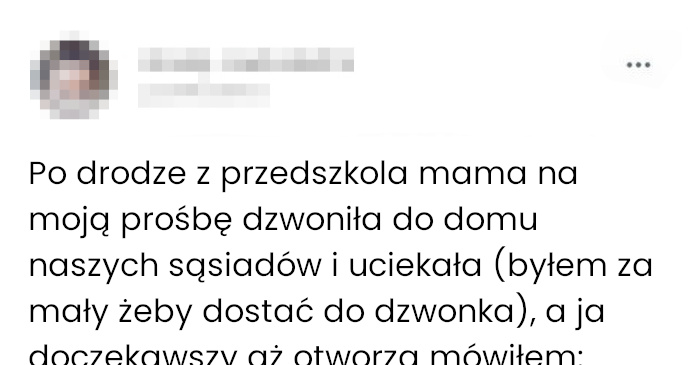 Moje wspomnienia z dzieciństwa