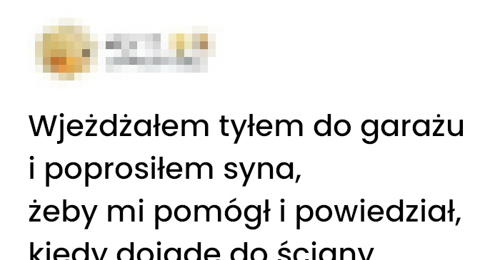 Kiedy syn pomaga parkować ale jest zbyt precyzyjny