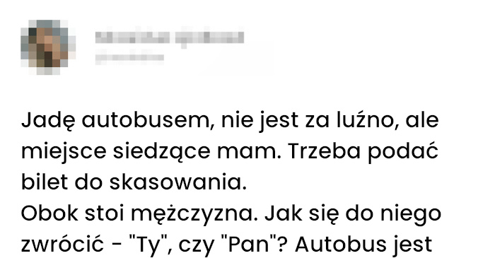 Dedukcja w autobusie