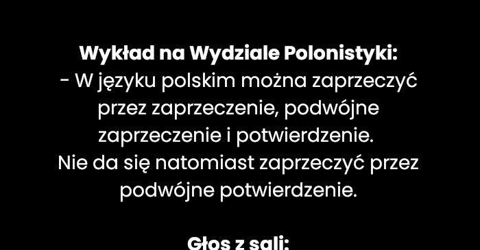 Kolejny przykład na trudność języka Polskiego