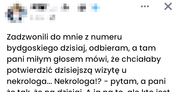 Zaskakujący telefon od nefrologa