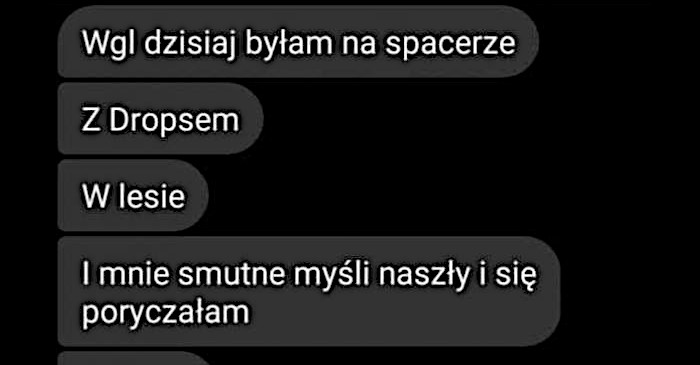 Dziwna akcja w lesie z grzybami w tle