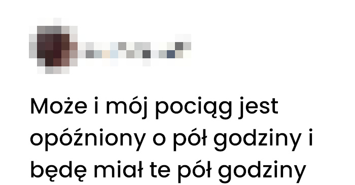 Perfekcyjny czas na przesiadkę