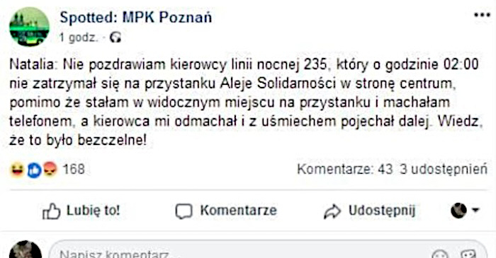 Nie pozdrowienia dla pewnego kierowcy