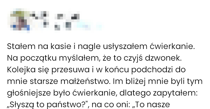 Najbardziej urocza niespodzianka przy kasie