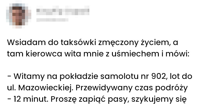 Jak taksówkarz zamienił zwykłą podróż w przygodę