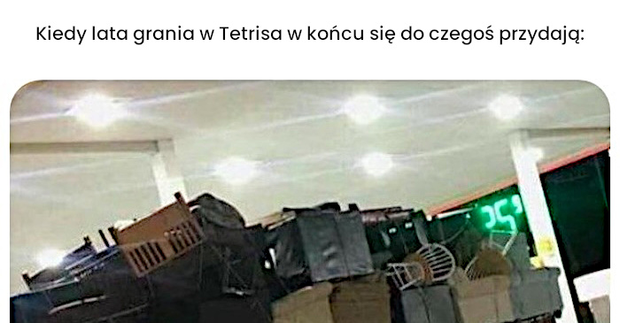 Lata praktyki w Tetrisa VS Życie