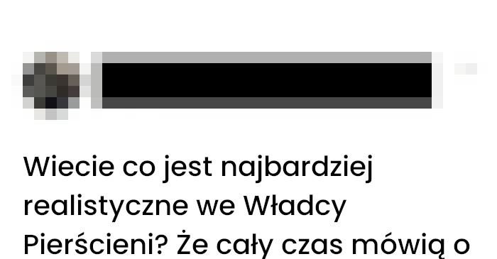 W tym filmie najbardziej utożsamiam się z jedzeniem