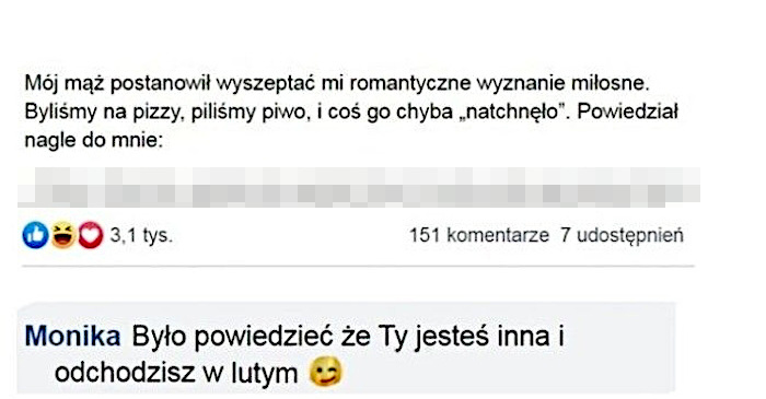 Powiedział jej KOCHAM CIĘ bez używania tego słowa