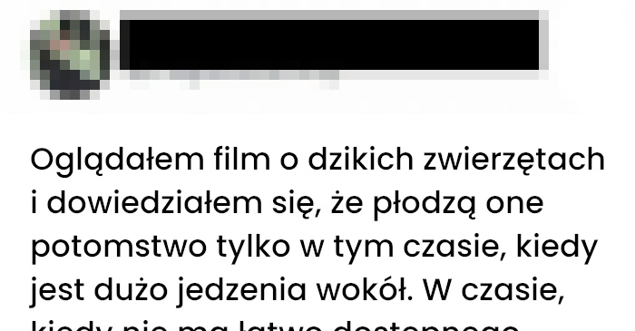 W tej kwestii ludzie powinni myśleć jak zwierzę