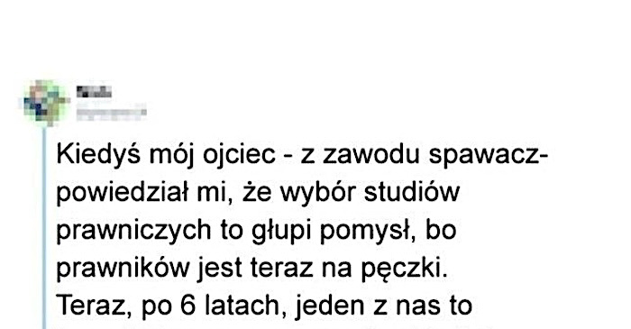 Doświadczenie ze studiów mojego ojca spawacza